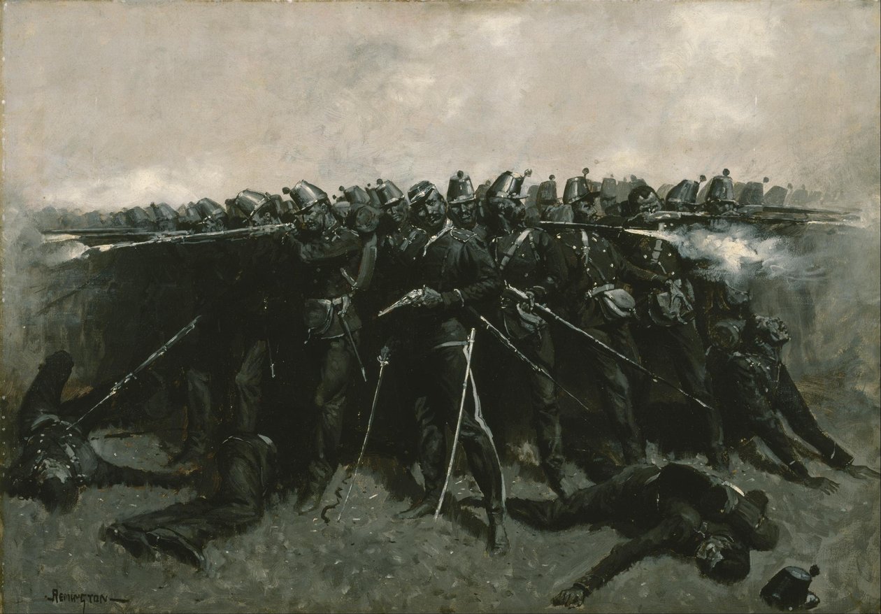 Infanteriets torg av Frederic Remington