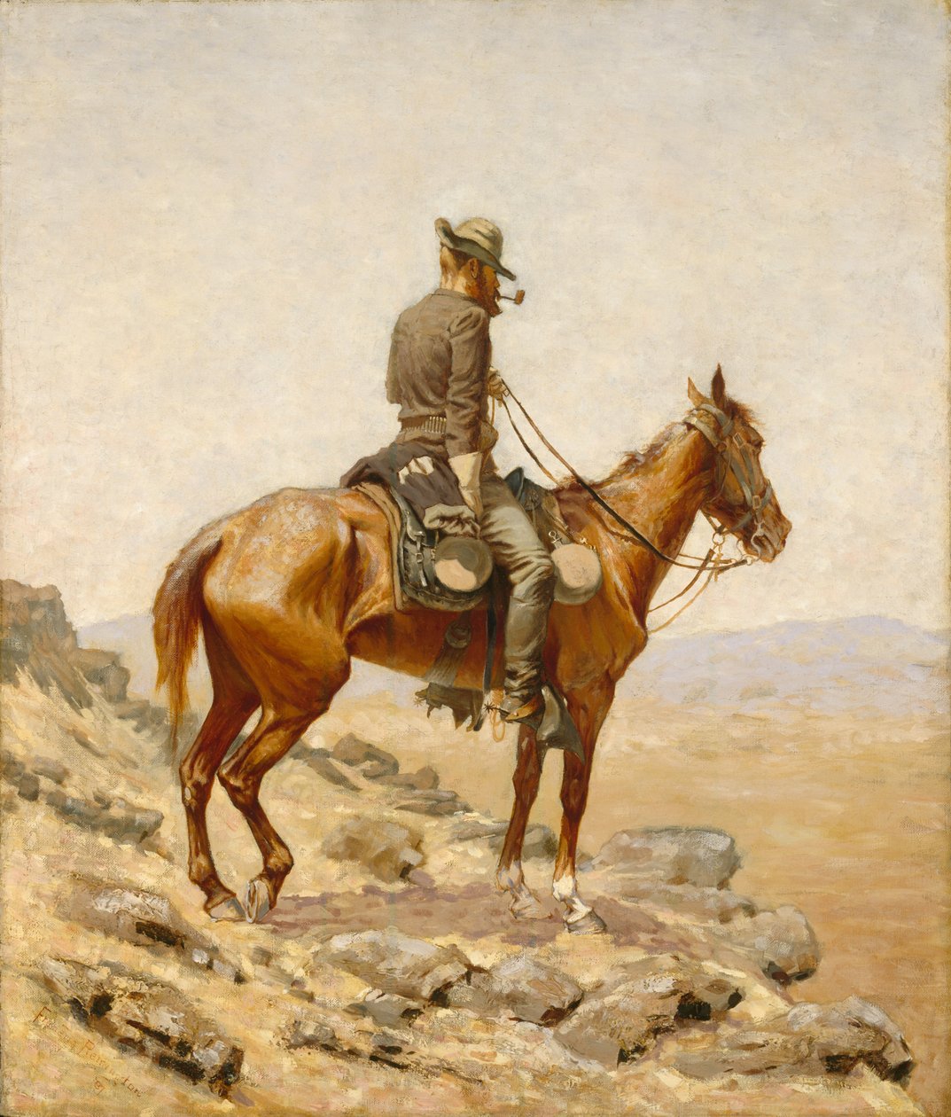 The Lookout, 1887 av Frederic Remington
