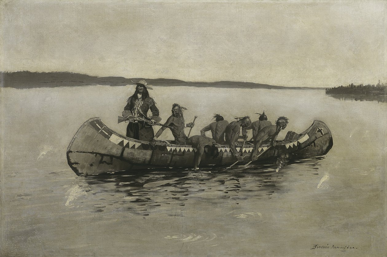 Detta var en dödlig ombordstigning, 1898 av Frederic Remington