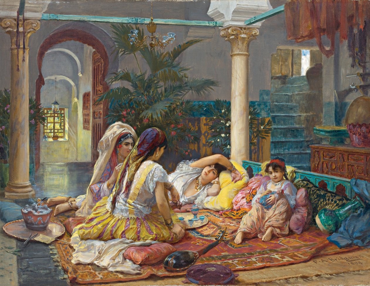 In the Harem av Frederick Arthur Bridgman
