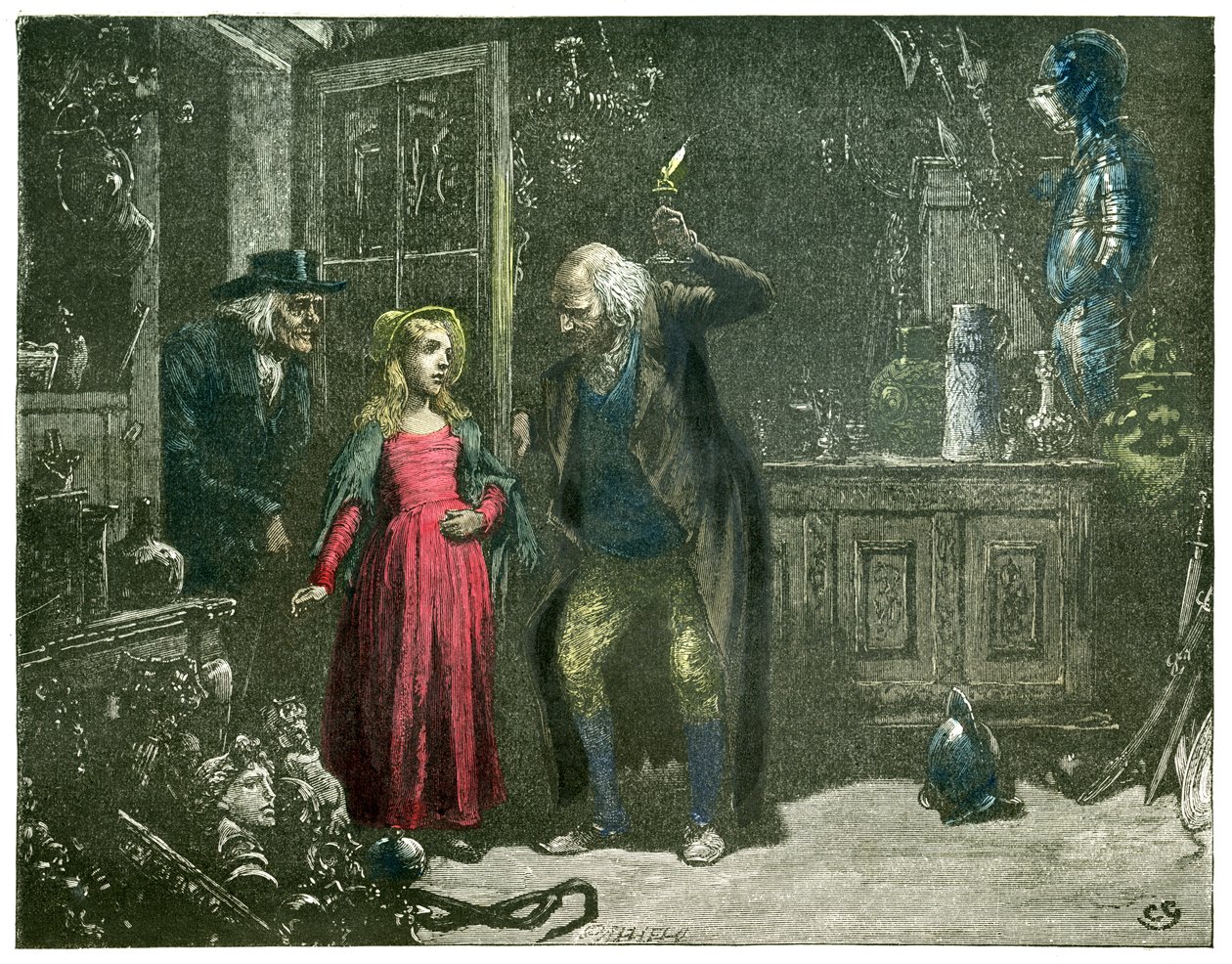 The Old Curiosity Shop av Charles Dickens av Frederick Barnard