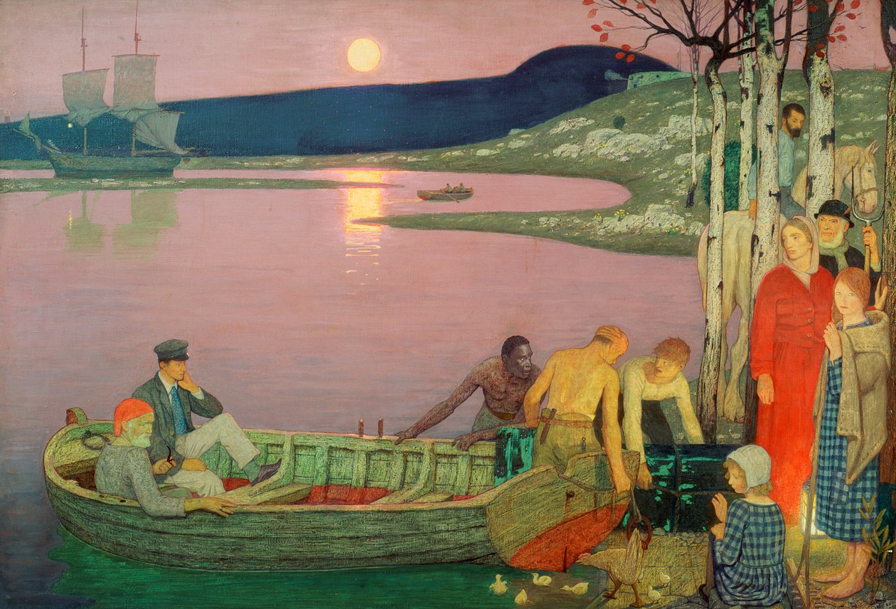 Havets rop, 1925 av Frederick Cayley Robinson