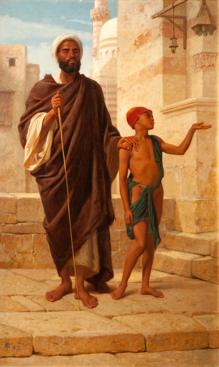 Den blinde tiggaren, 1872 av Frederick Goodall