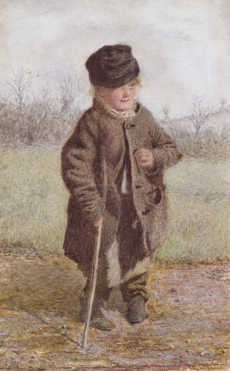 The Croydon Cowboy (wc på papper) av Frederick Walker
