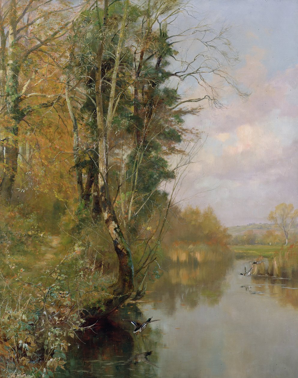 Floden Frome, Morton nr Dorchester, 1901 av Frederick William Newton Whitehead