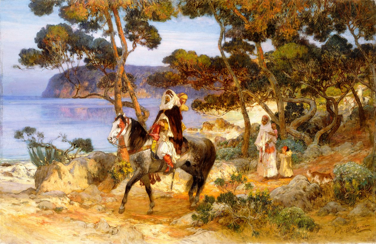 En kuststig, av Frederick Arthur Bridgman