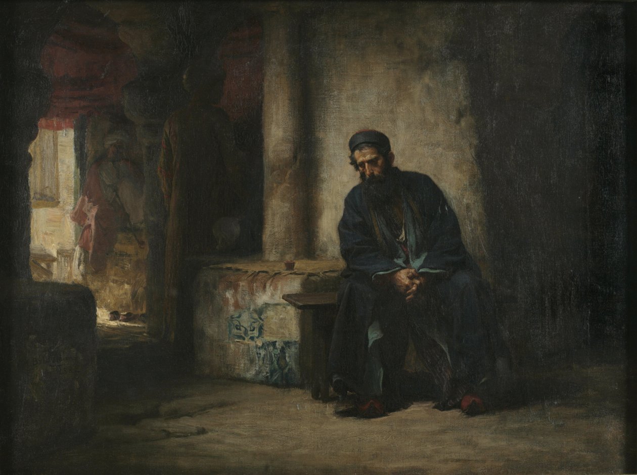 Östra interiören, 1882 av Frederick Arthur Bridgman