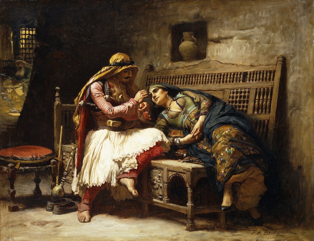 Brigandens drottning, av Frederick Arthur Bridgman