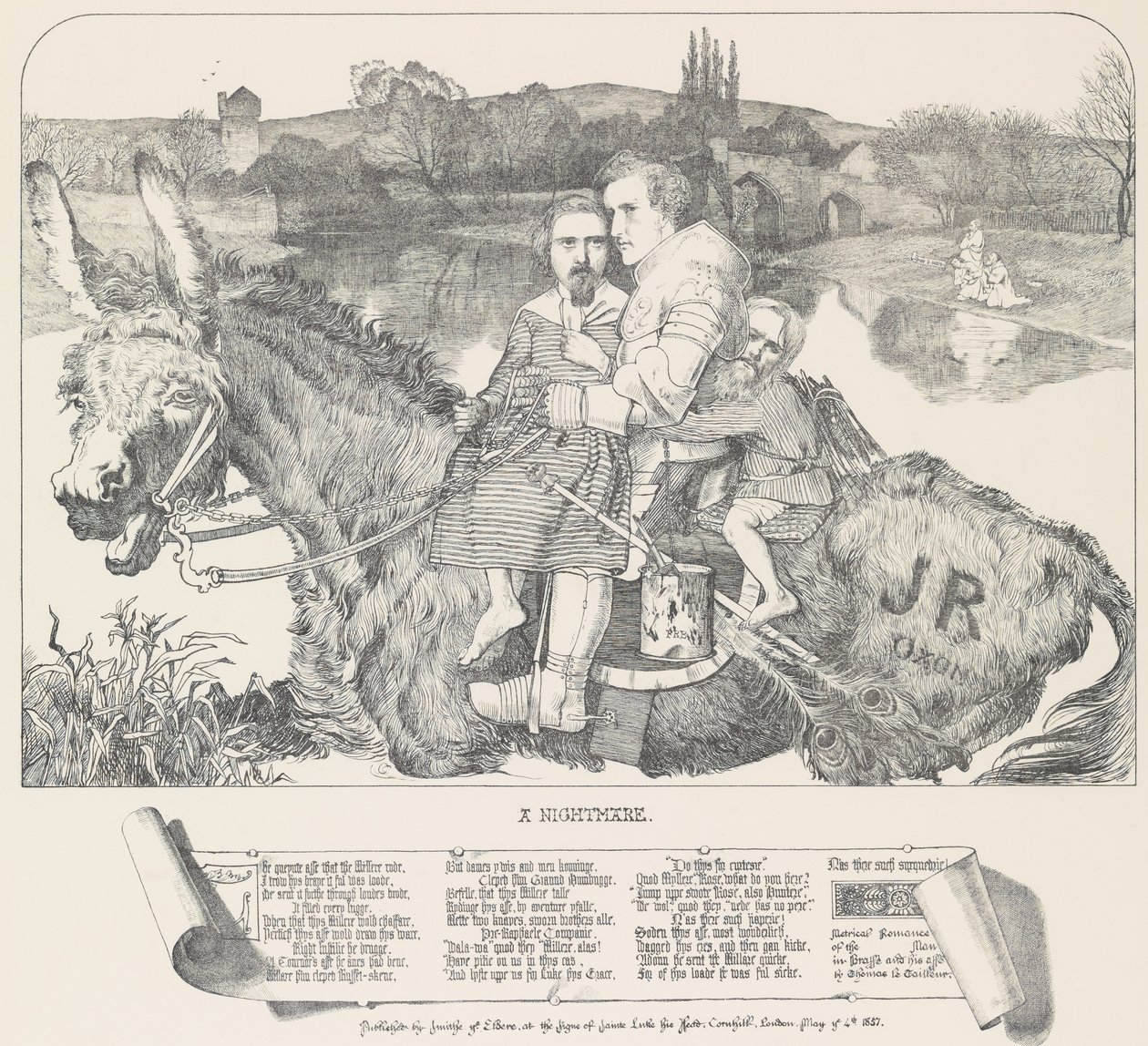 En mardröm, 4 maj 1857. av Frederick Augustus Sandys