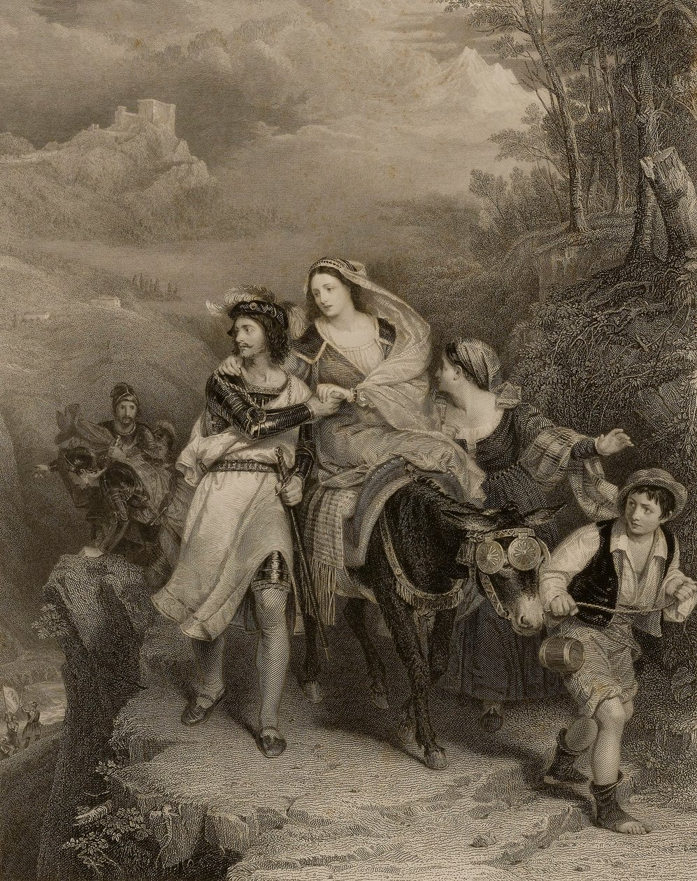 Escape of Carrara av Frederick Bacon