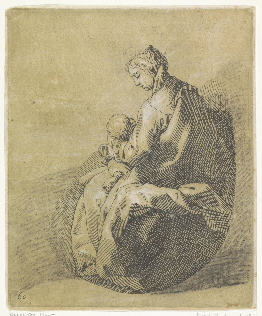 Maria med Kristusbarn av Frederick Bloemaert