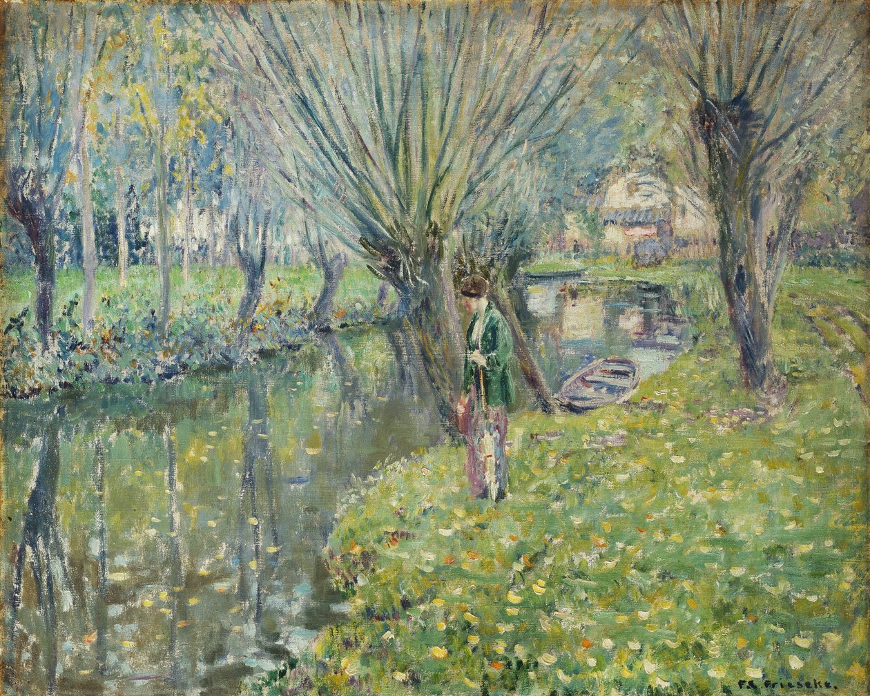 Vid floden av Frederick Carl Frieseke