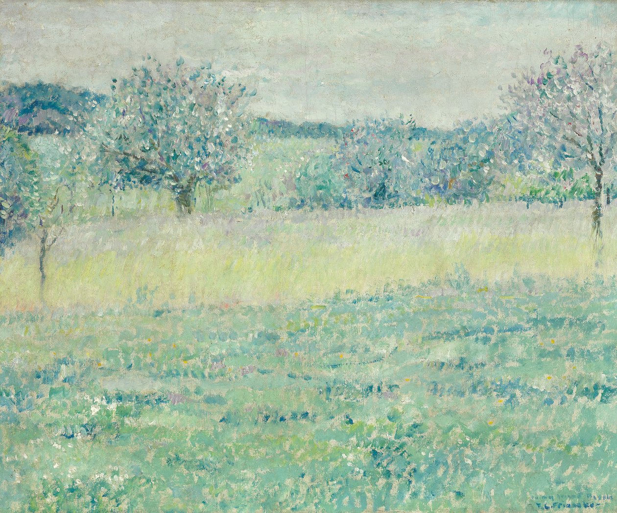 Giverny landskap av Frederick Carl Frieseke