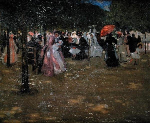 Luxemburgs trädgårdar av Frederick Carl Frieseke