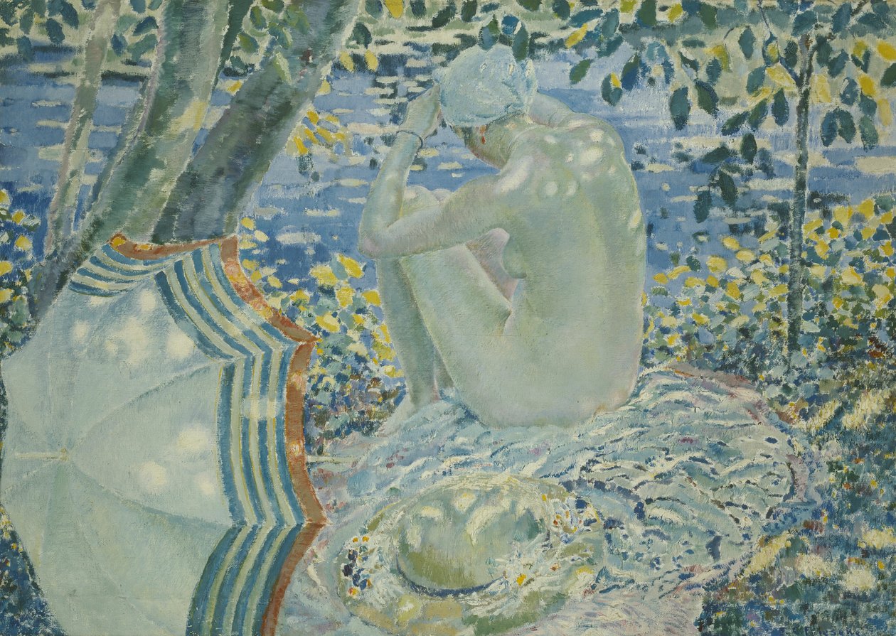 På banken av Frederick Carl Frieseke