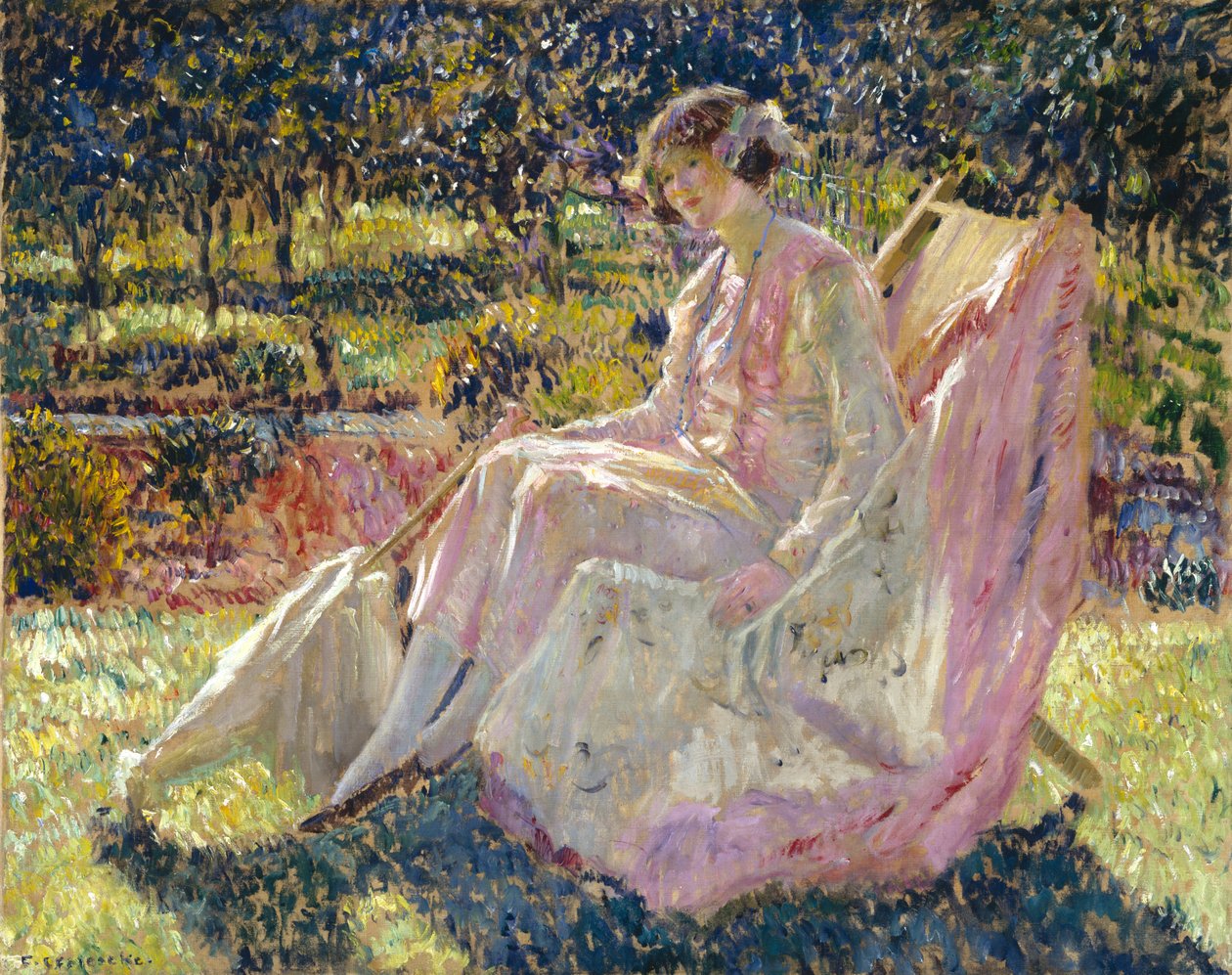 Sunbath, ca 1913 av Frederick Carl Frieseke