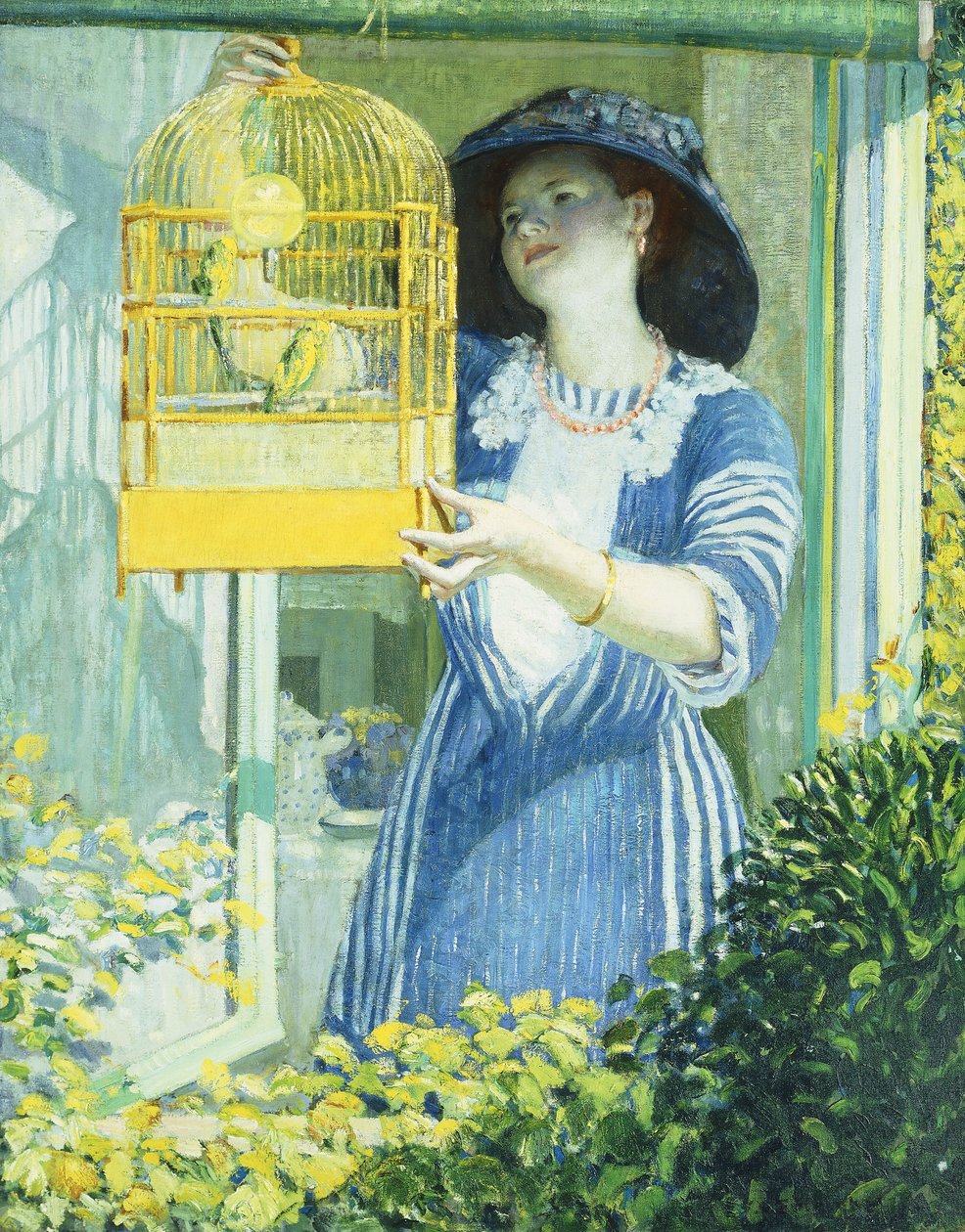 Det öppna fönstret av Frederick Carl Frieseke