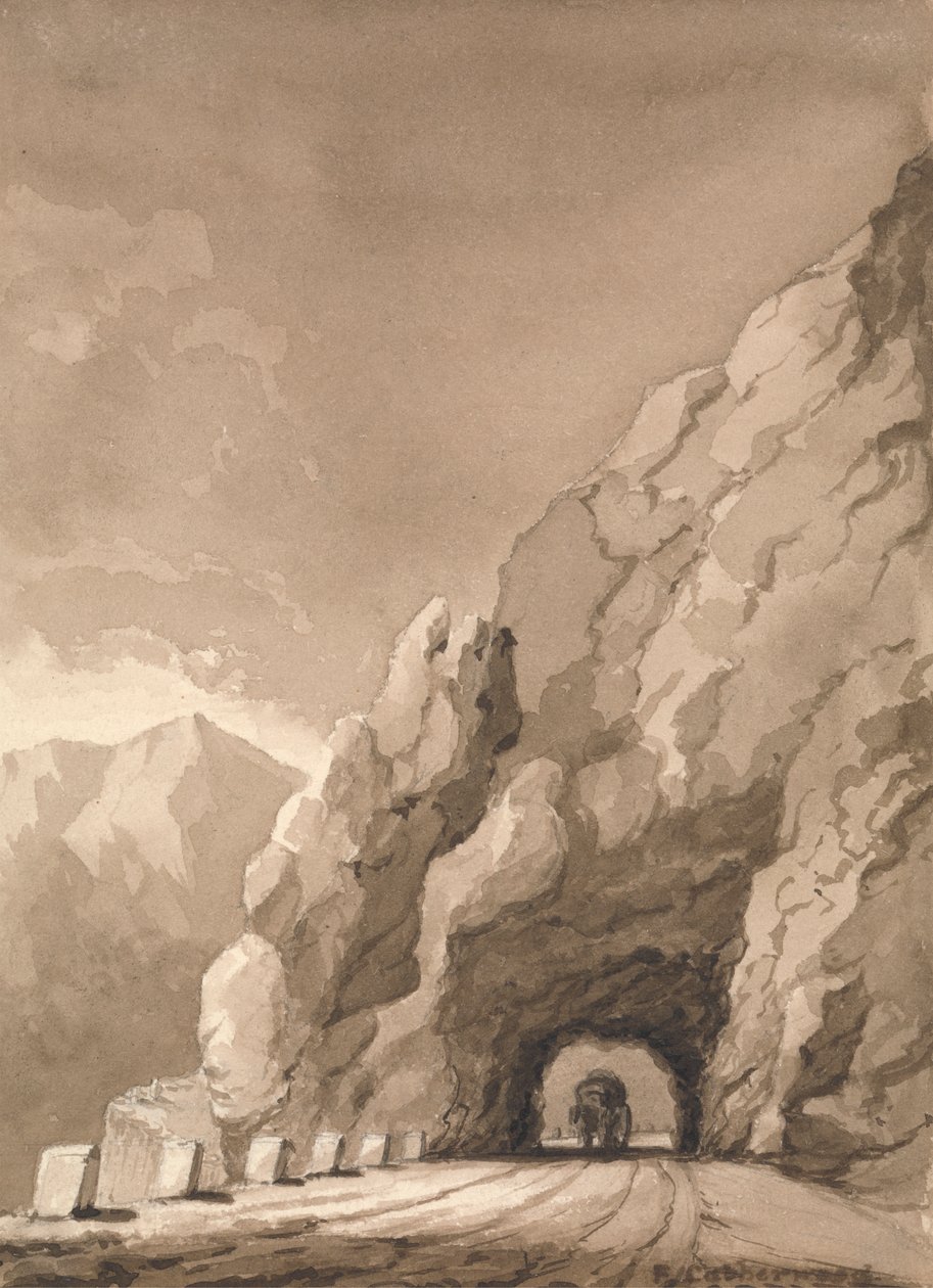 Bergsväg av Frederick Catherwood