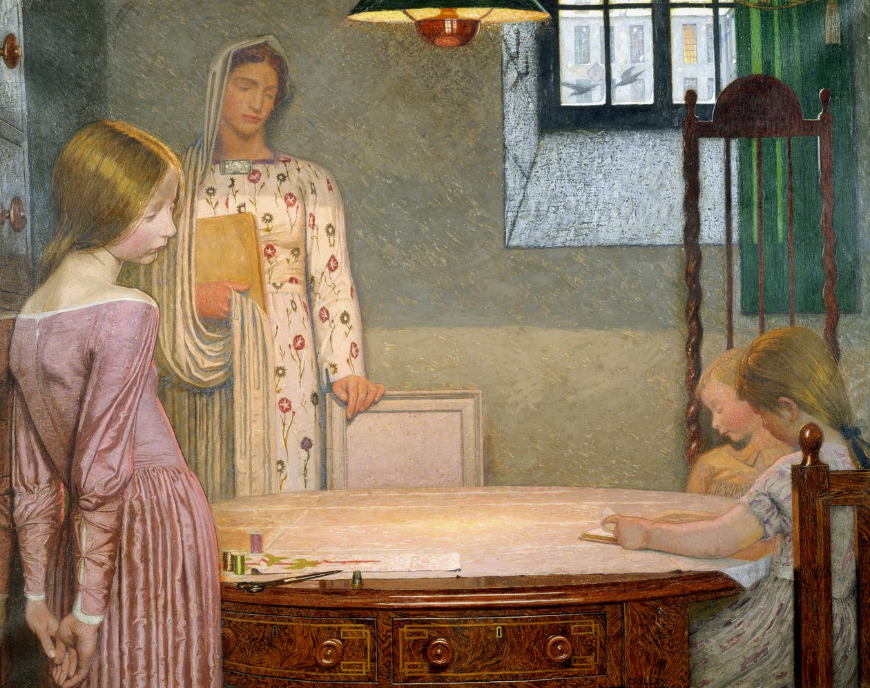 En vinterkväll av Frederick Cayley Robinson