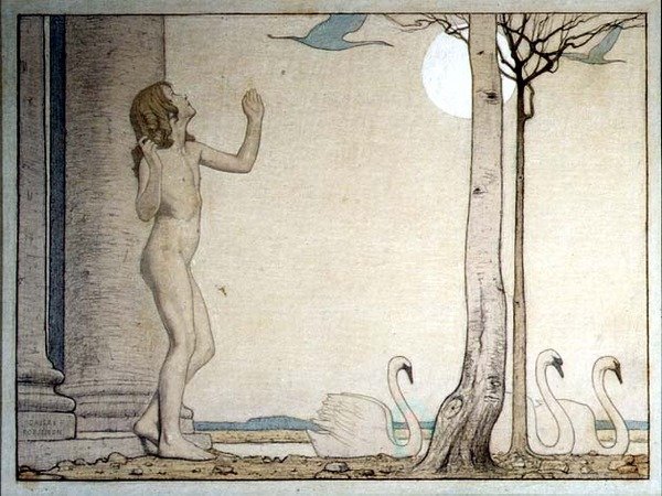Blåfågeln av Frederick Cayley Robinson