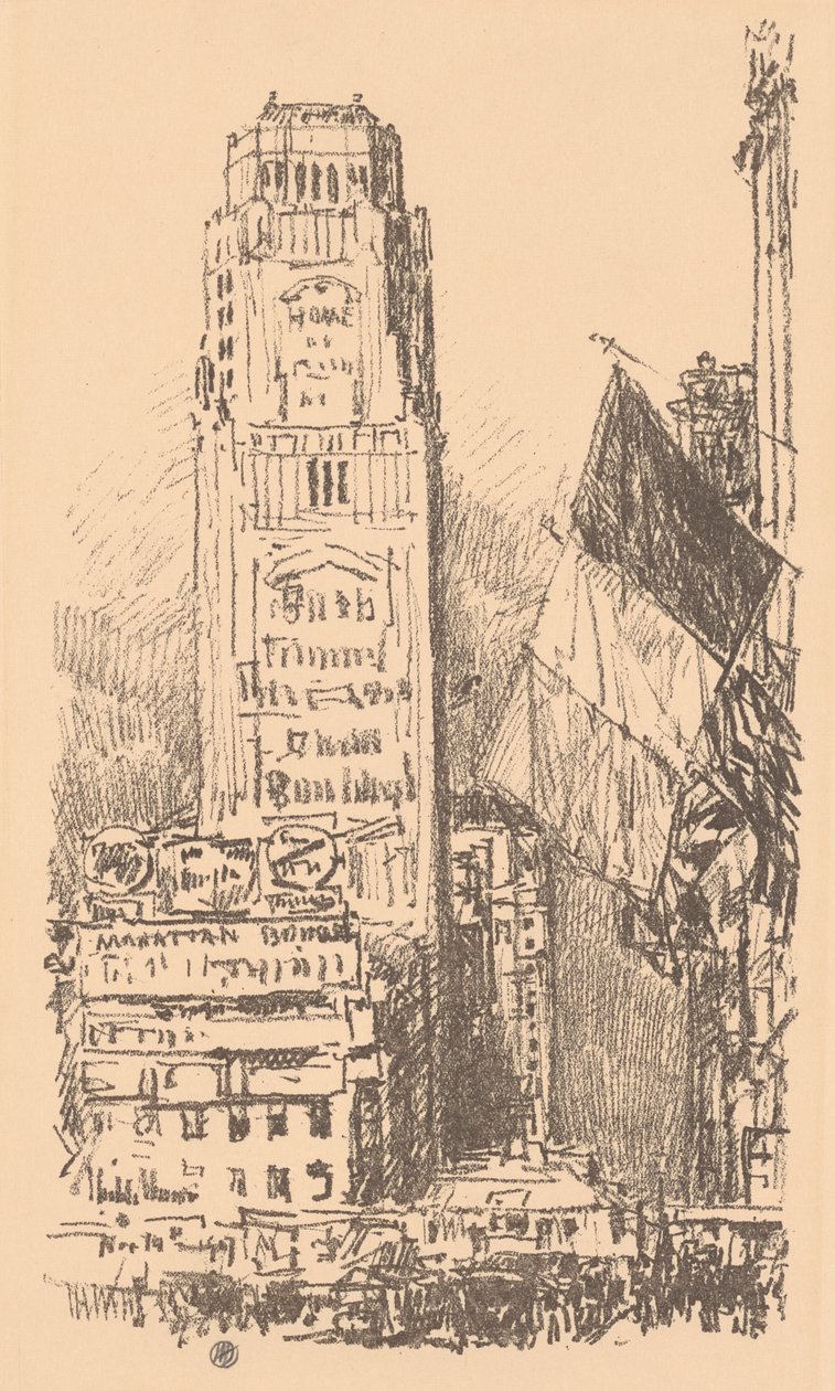 New York Bouquet, 1917. av Frederick Childe Hassam