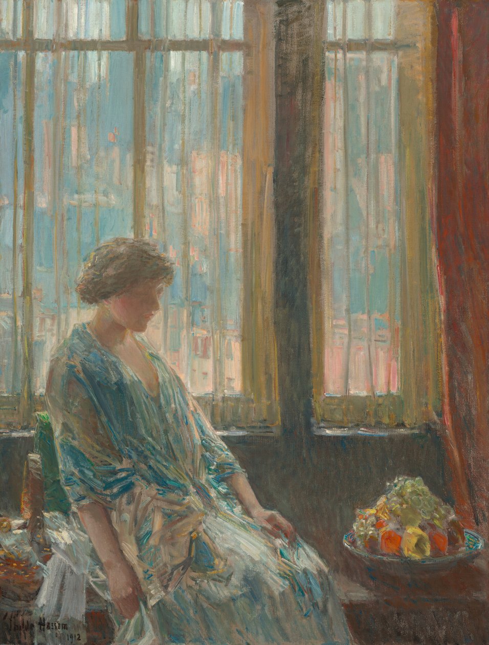 New York Window, 1912. av Frederick Childe Hassam