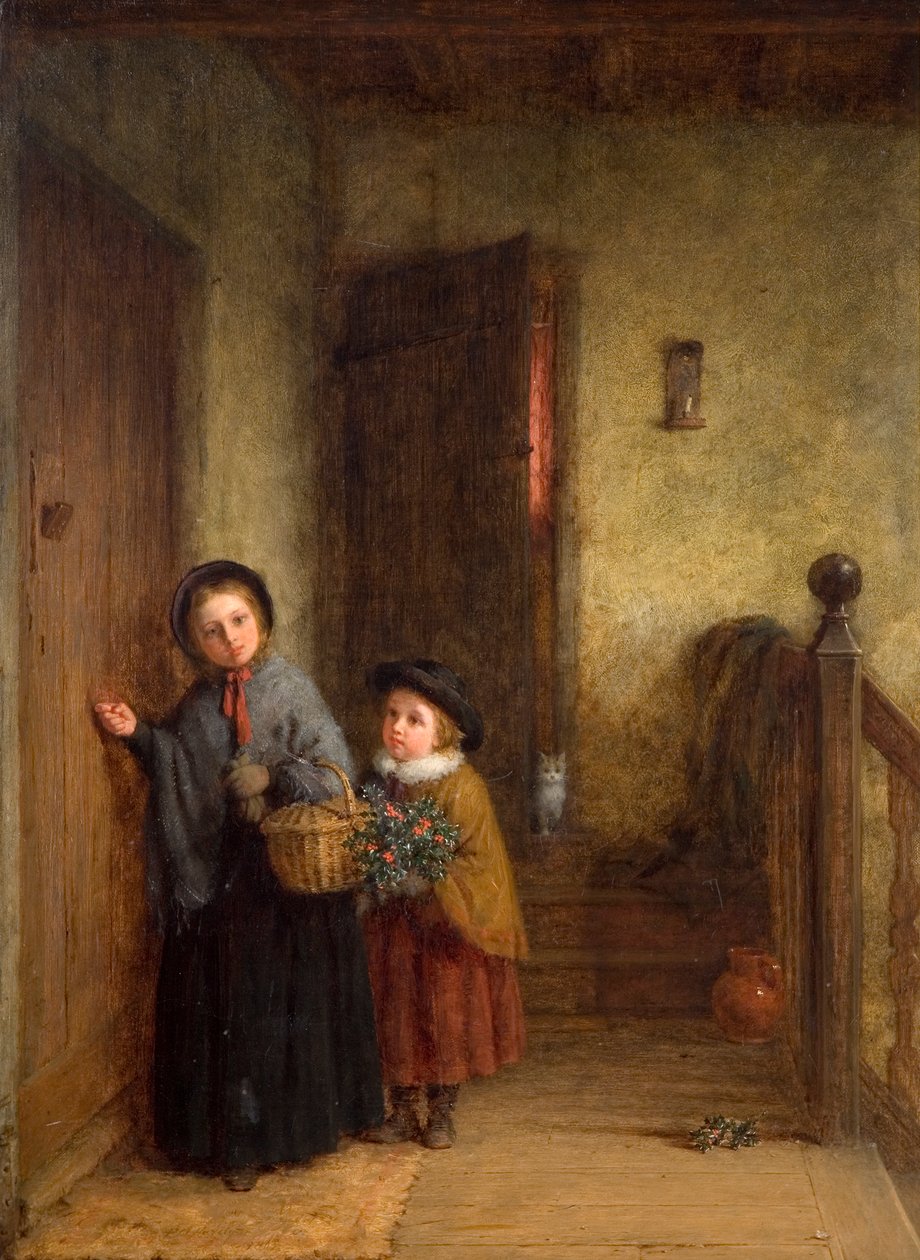 Julbesökare, 1869 av Frederick Daniel Hardy