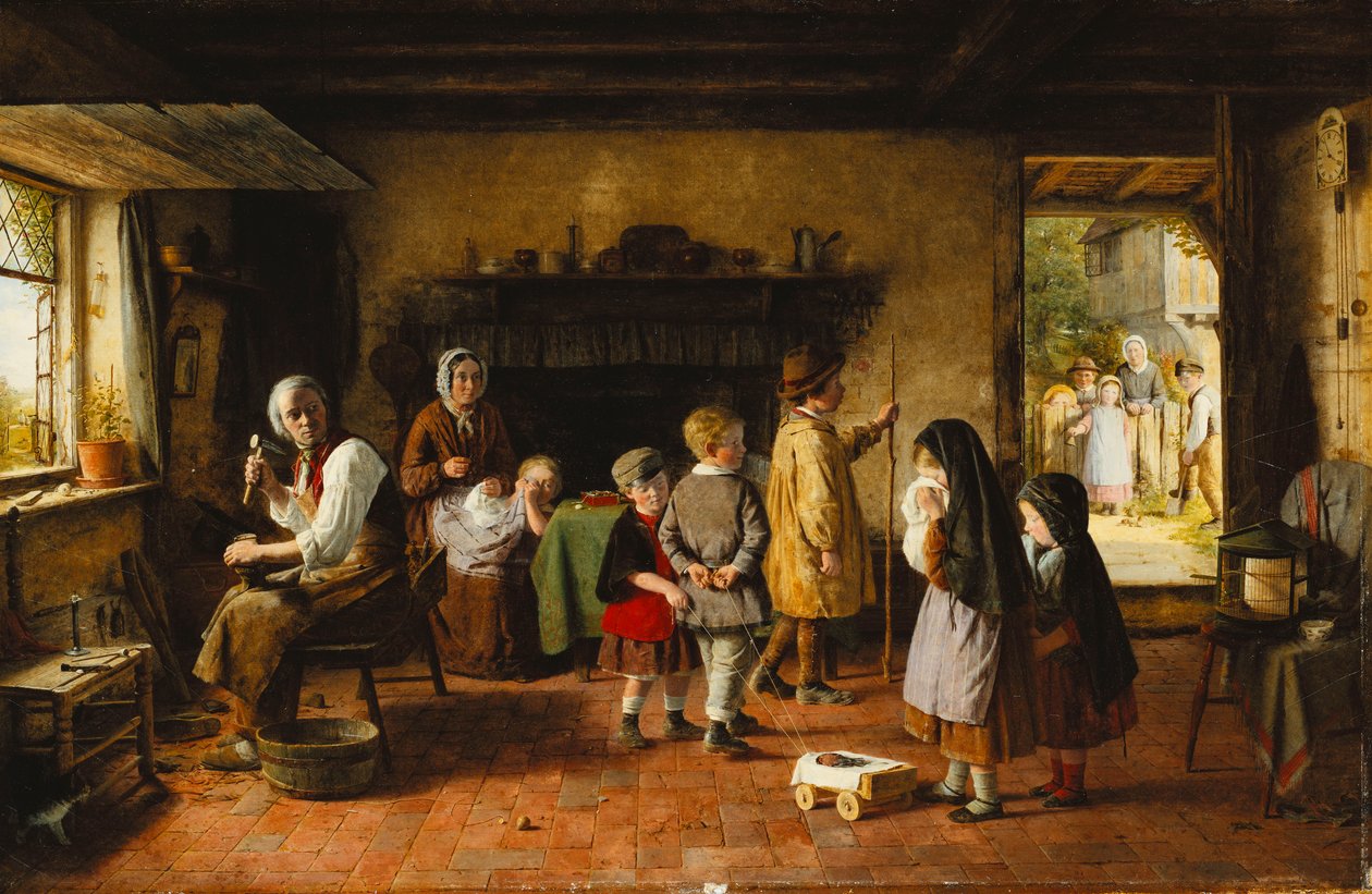 Tidig sorg, 1861 av Frederick Daniel Hardy