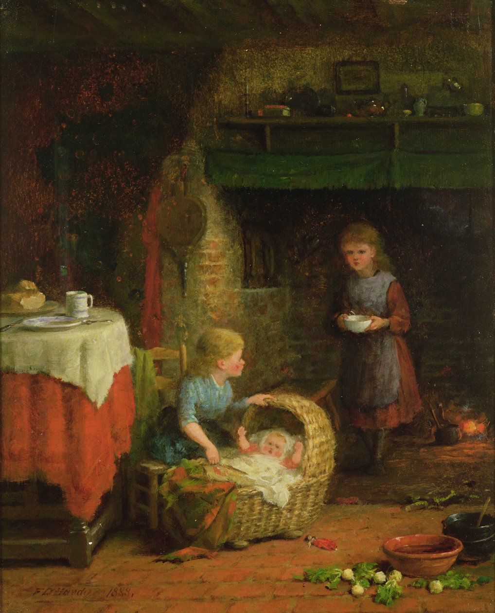 Rock-a-bye baby av Frederick Daniel Hardy