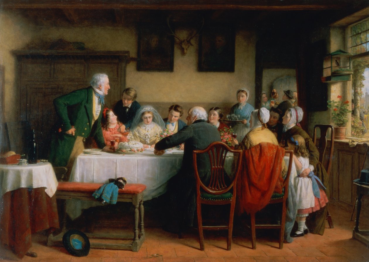 Bröllopsfrukosten av Frederick Daniel Hardy
