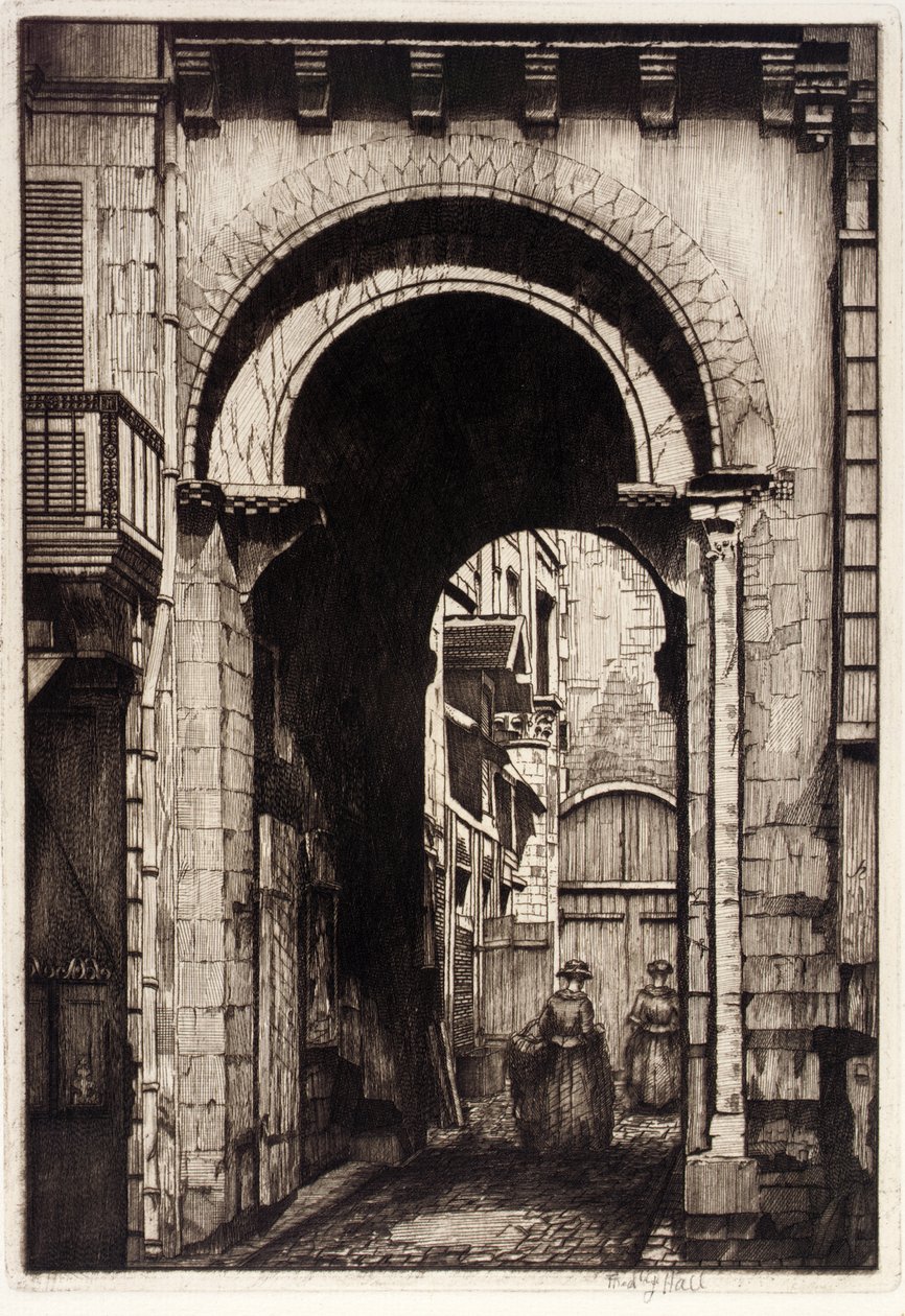Forntida dörröppning, Nevers av Frederick G. Hall