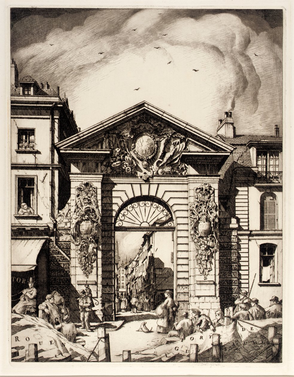 Rouen, Porte de Guillaume av Frederick G. Hall