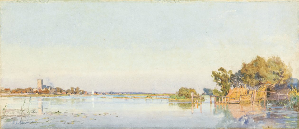 Christ Church färja av Frederick George Cotman