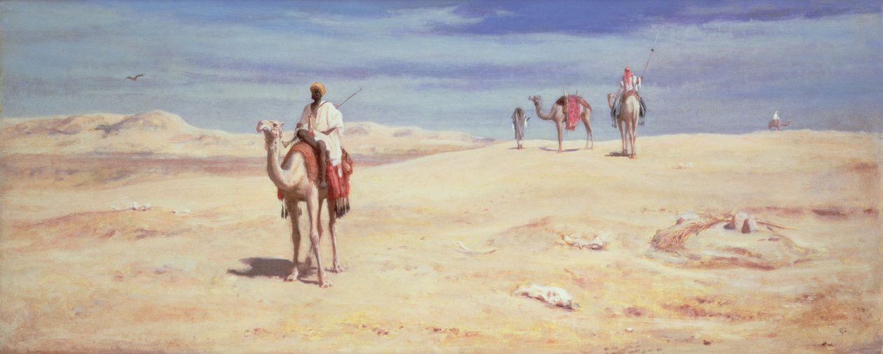 Araber i öknen av Frederick Goodall