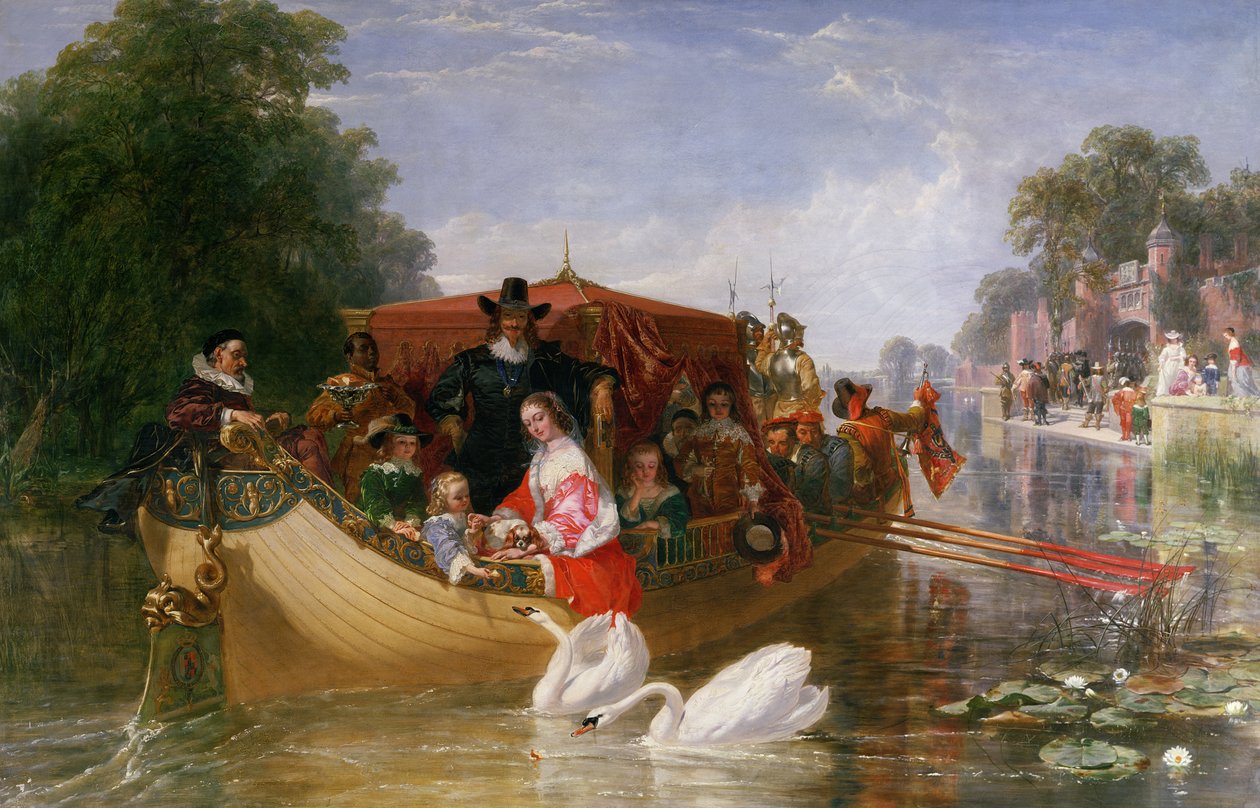 Charles I:s lyckligare dagar, 1855 av Frederick Goodall
