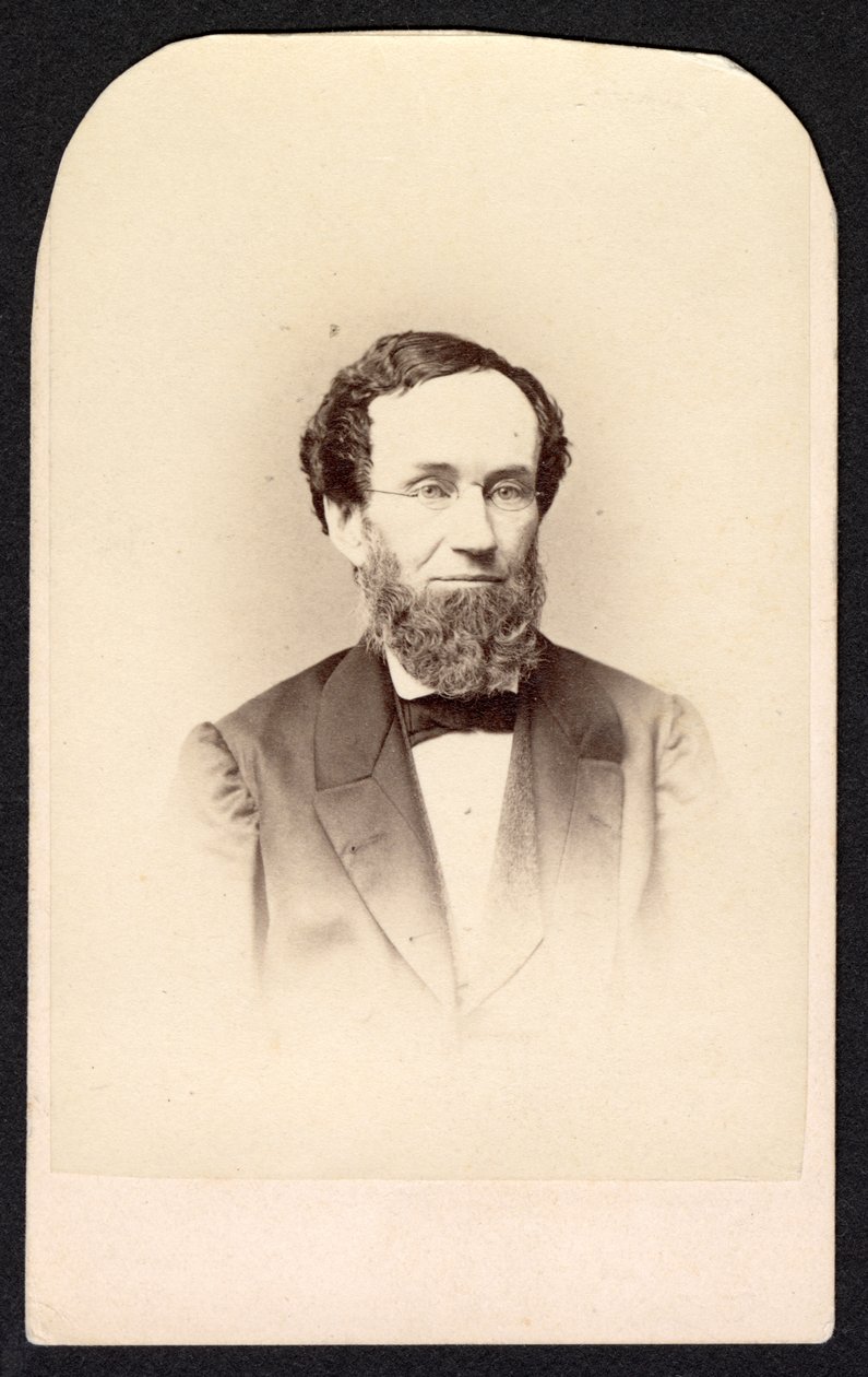 Porträtt av oidentifierad man, cirka 1860-talet. av Frederick Gutekunst