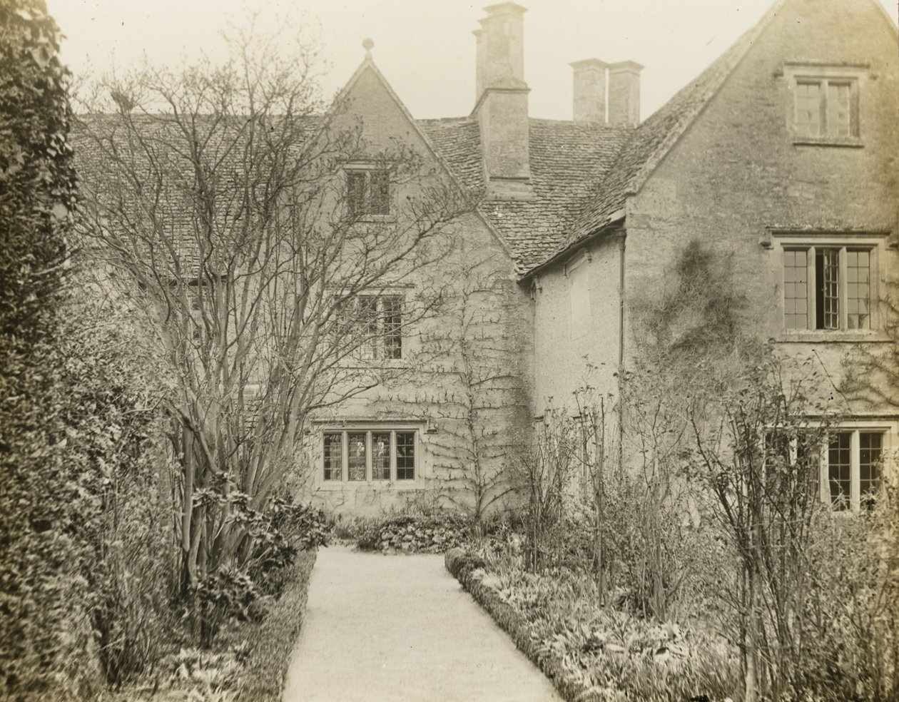 Kelmscott Manor: Trädgårdsfronten av Frederick H. Evans