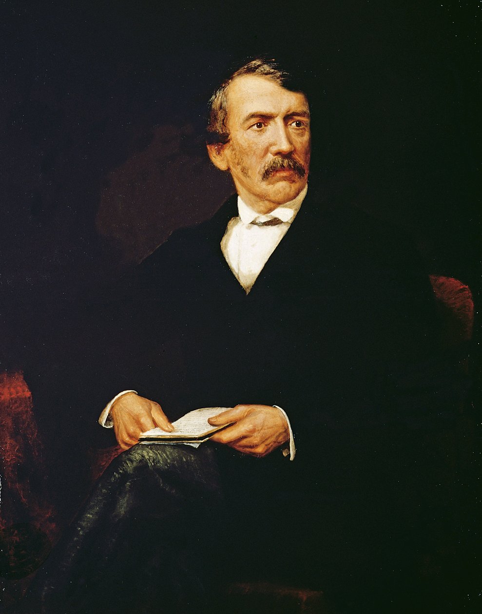 Porträtt av Livingstone (1813-1873) av Frederick Havill