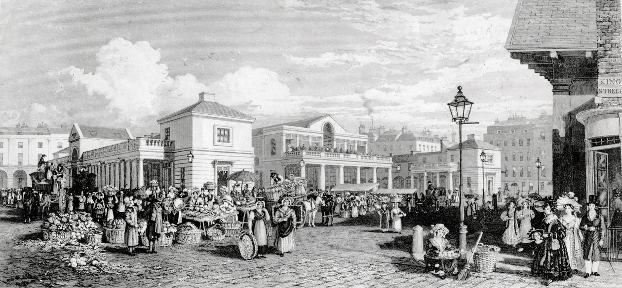 Covent Garden Market, 1832 av Frederick James Havell