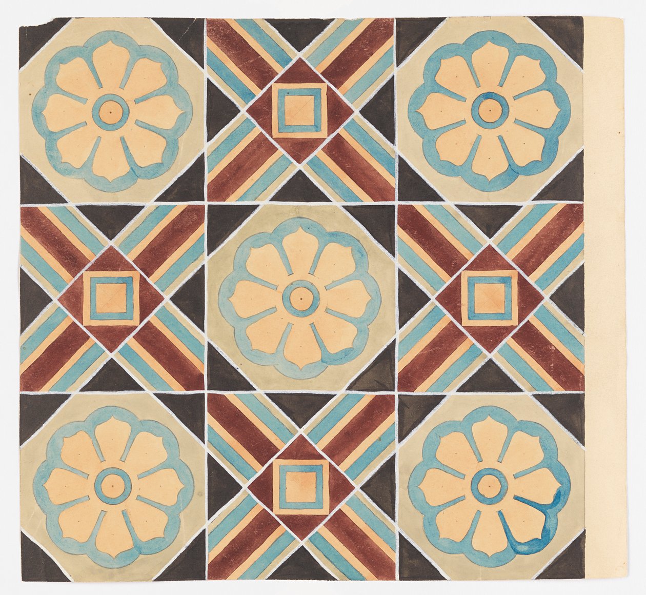 Design av kakelplattor av Frederick Krieg