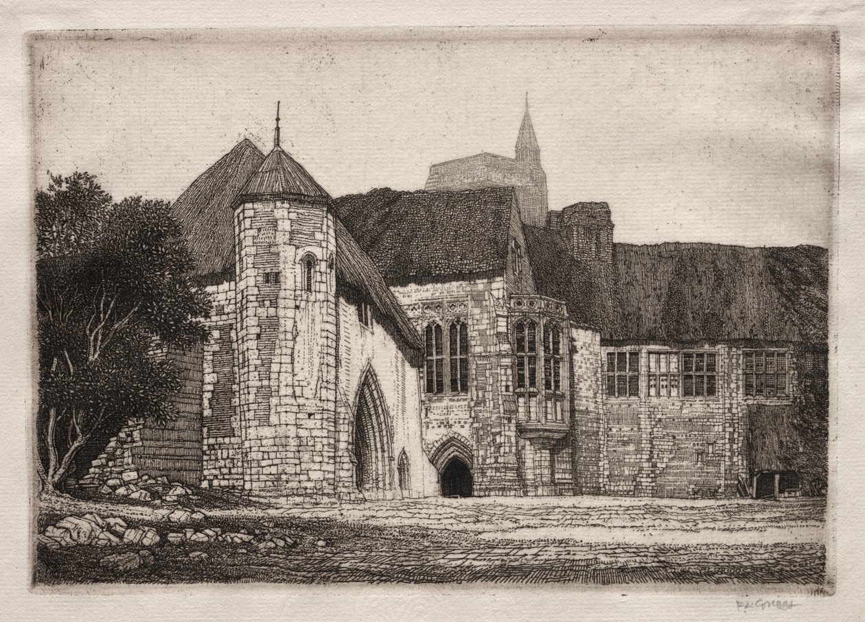 Slottsgård av Frederick Landseer Maur Griggs