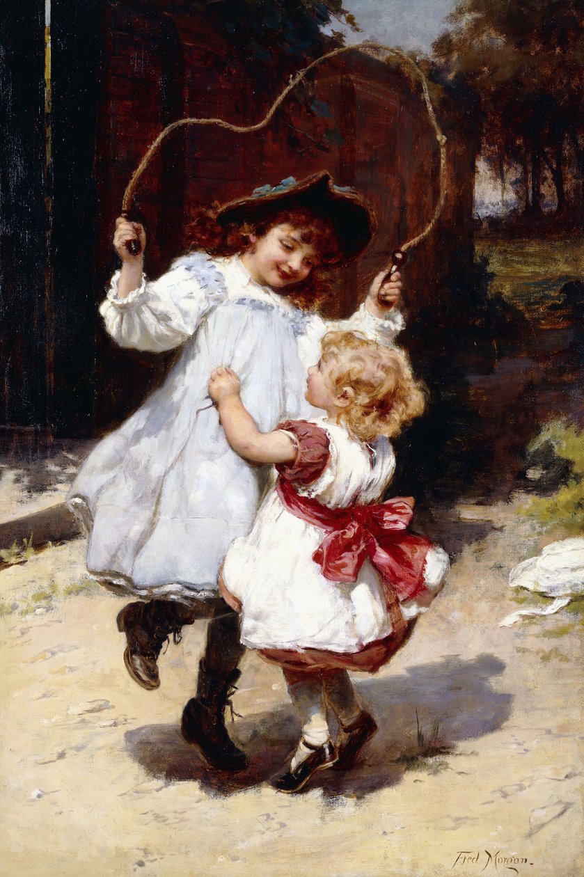 Hoppar, c.1896 av Frederick Morgan