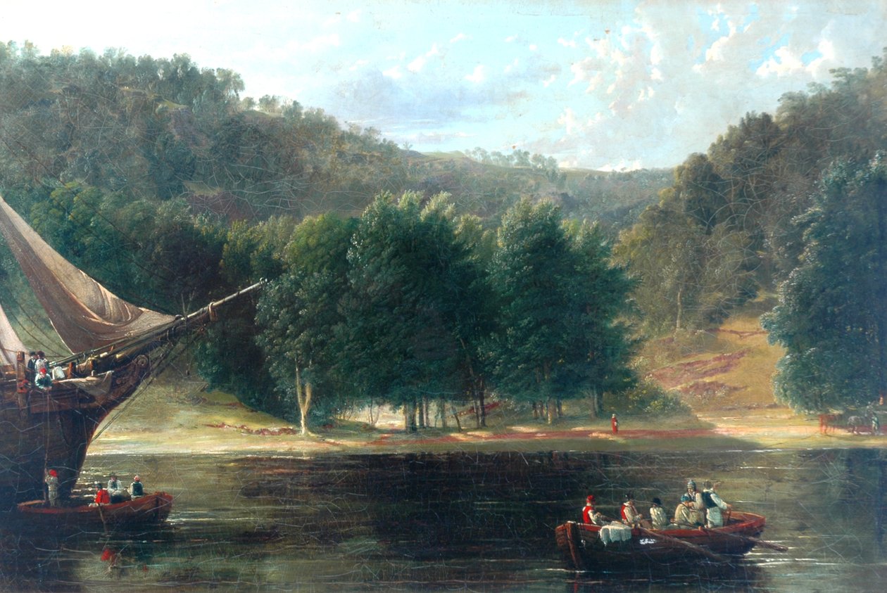 Kustscenen, 1835 av Frederick Richard Lee