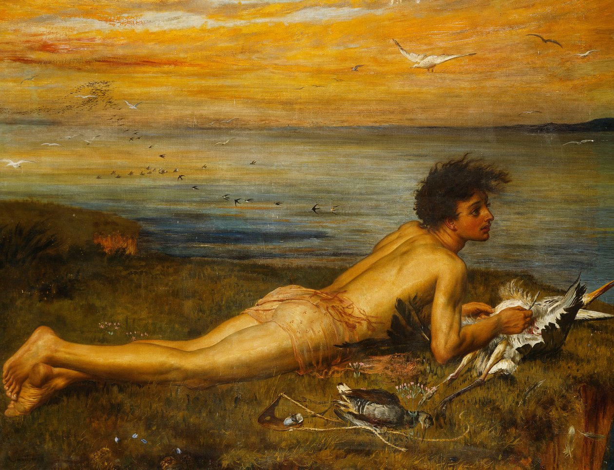 Segelns uppfinnare, 1877 av Frederick Smallfield