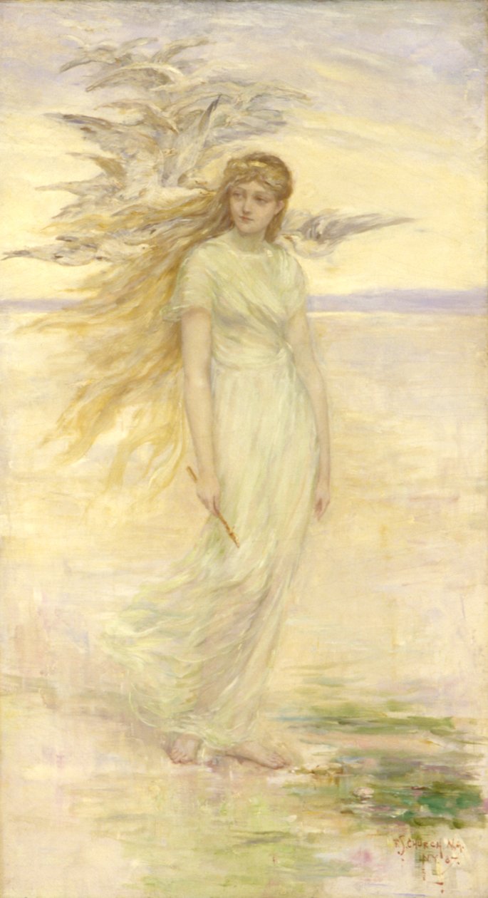 Vikingens dotter, 1887. av Frederick Stuart Church
