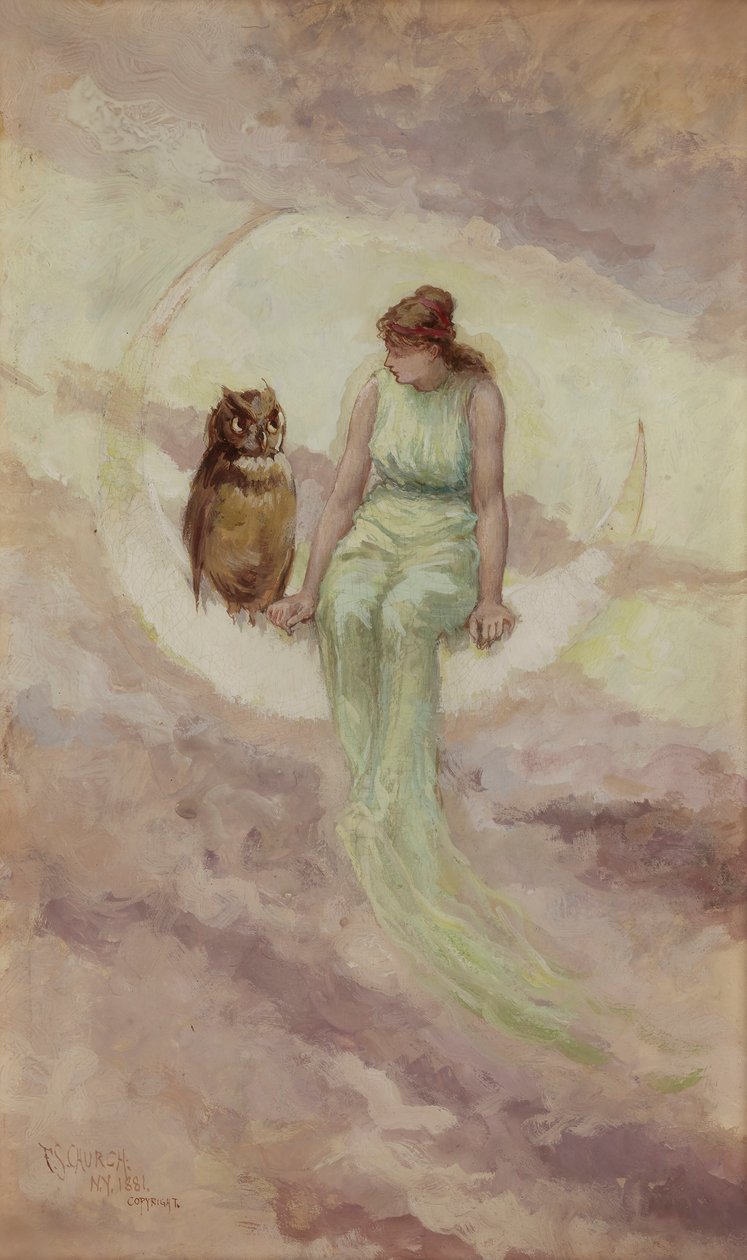 Häxans dotter, 1881. av Frederick Stuart Church