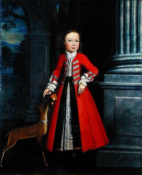 Thomas Lodge (f.c.1735) 1745 (olja på linne) av Frederick Tellschaw