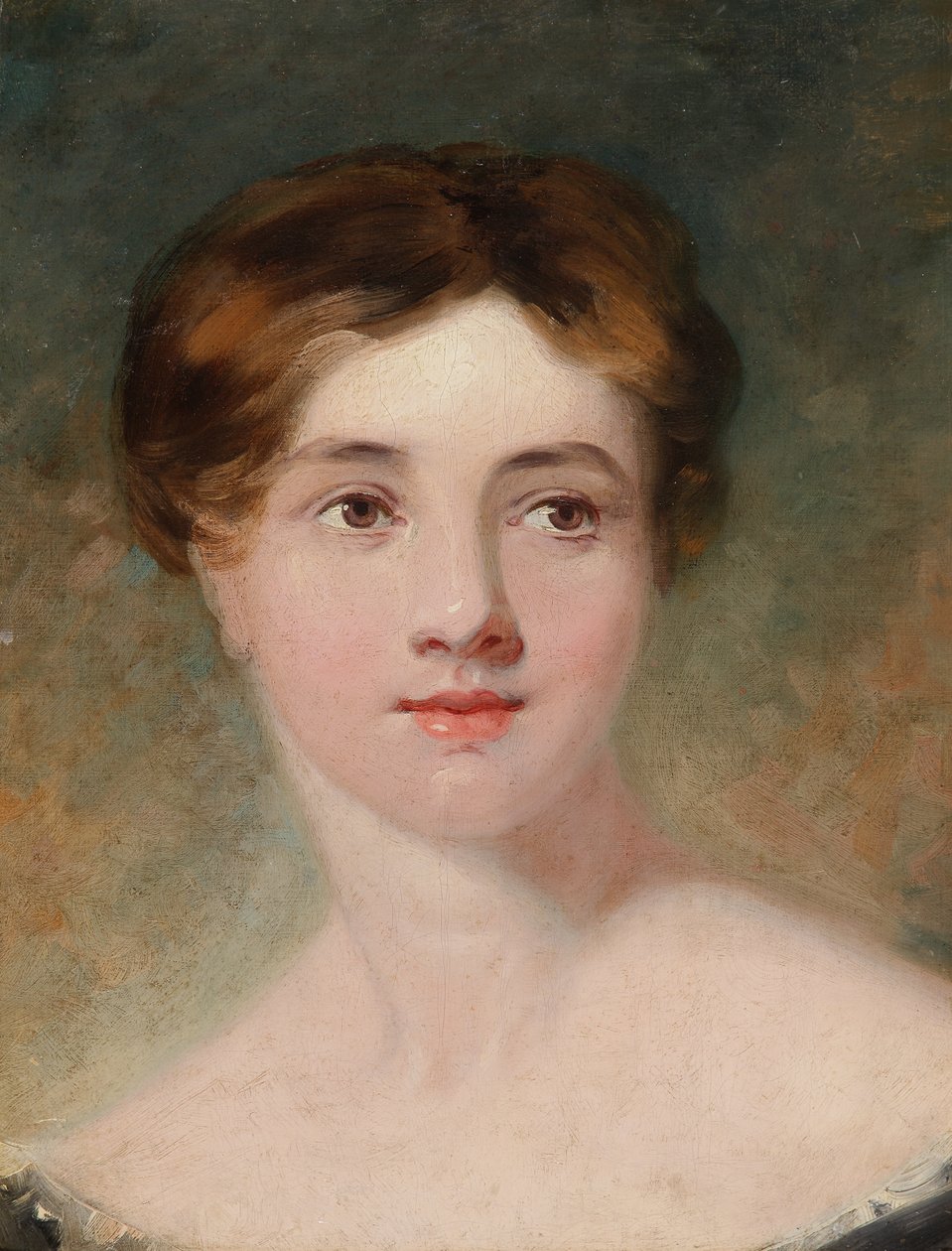 Porträtt av en kvinna av Frederick Thomas Lines
