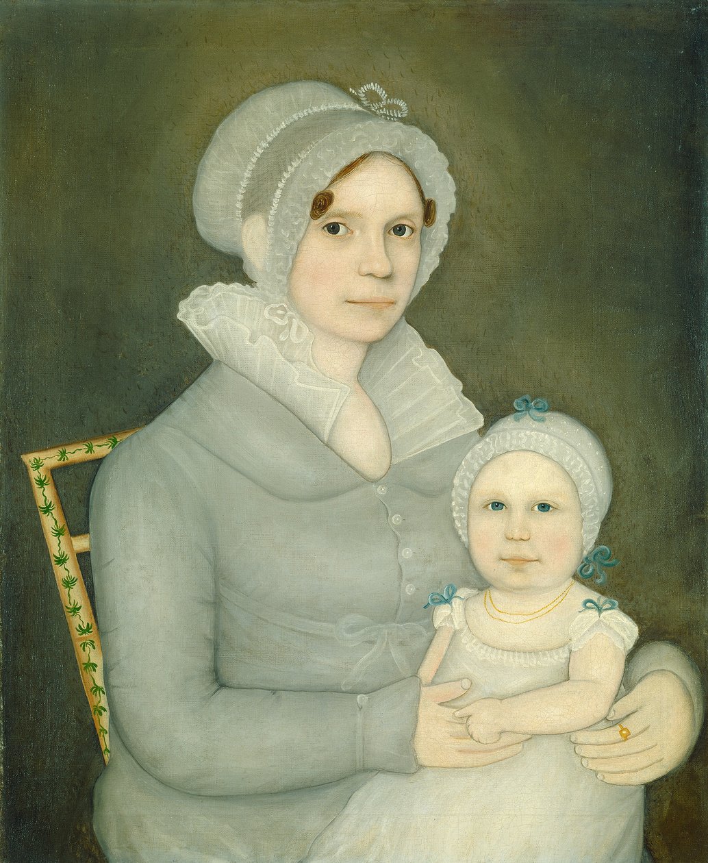 Mrs John Harrisson och dotter av Frederick W. Mayhew