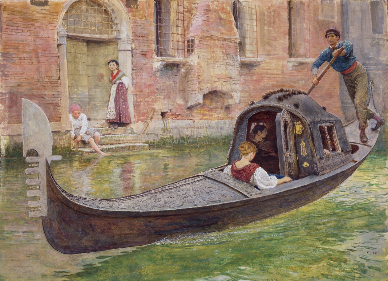 Gondolen, 1868 av Frederick Walker